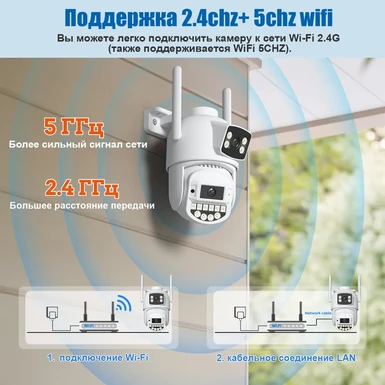 Wifi Камера видеонаблюдения уличная BESDER A20 10МП